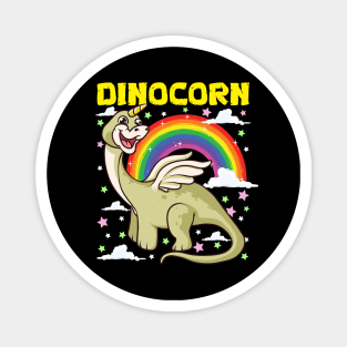 Cute & Funny Dinocorn Dinosaur Unicorn Magnet